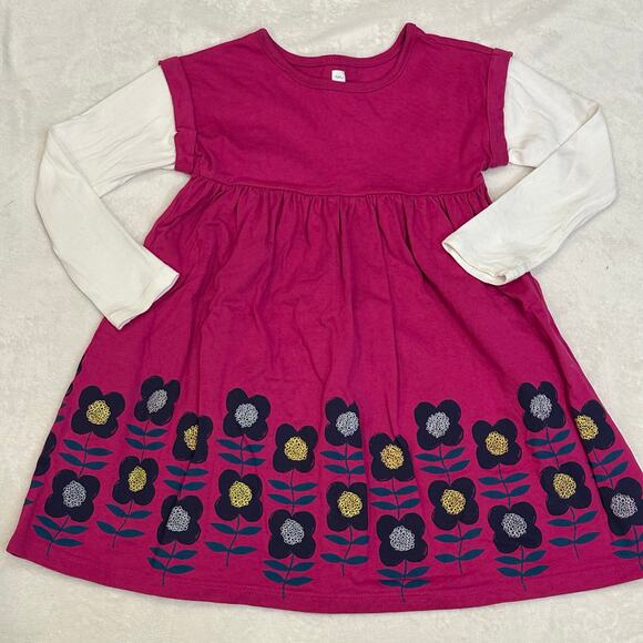 Tea Collection Dress Long Sleeve Dress sz 5 - Picture 7 of 7